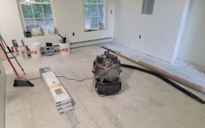 Continued Progress on Flooring Installation
